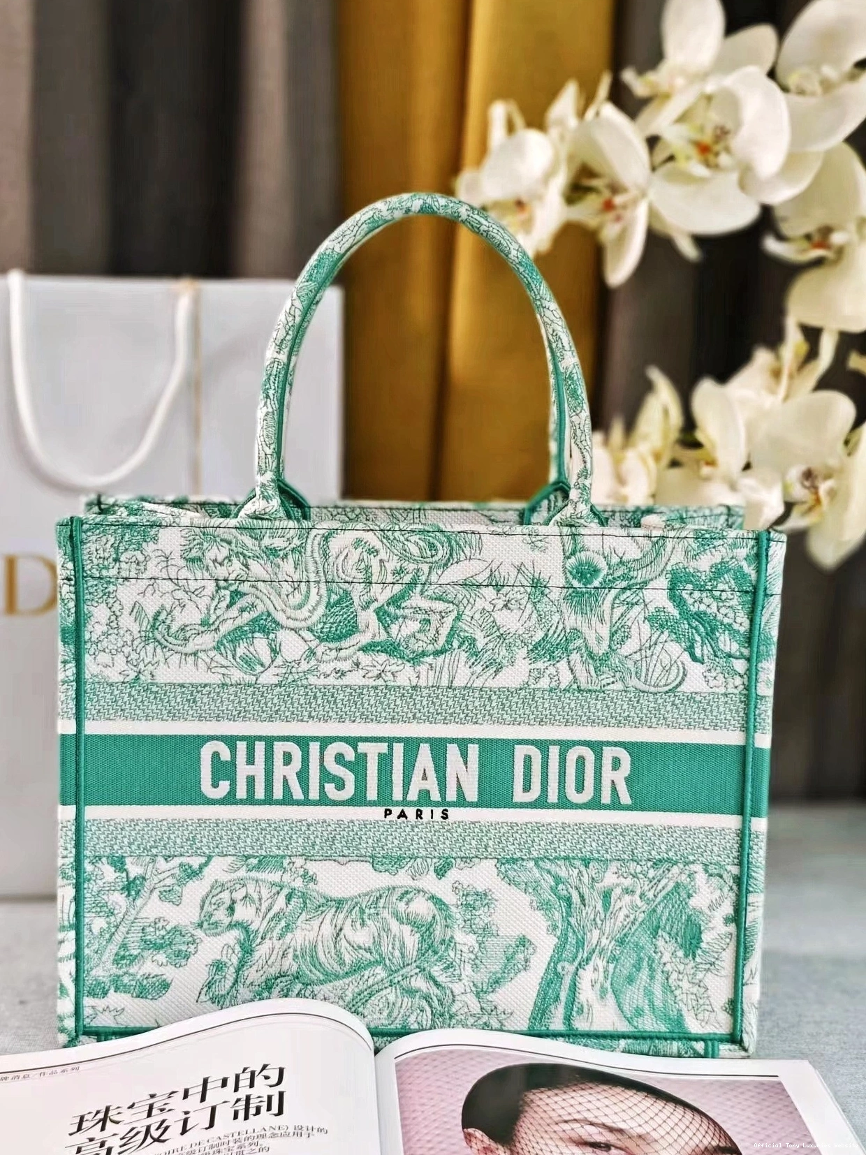 Tony Luxuries diro MEDIUM BOOK TOTE-36*18*28CM 0813